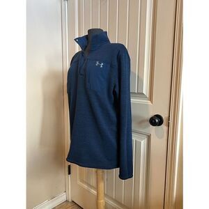 Under Armour ColdGear Loose Fit Quarter snap Pullover - Size L
